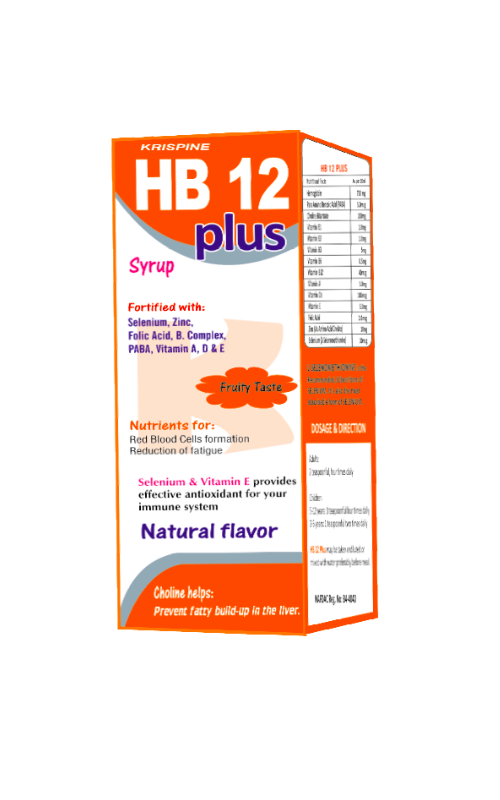 Krispine HB 12 Plus Syrup 200ml